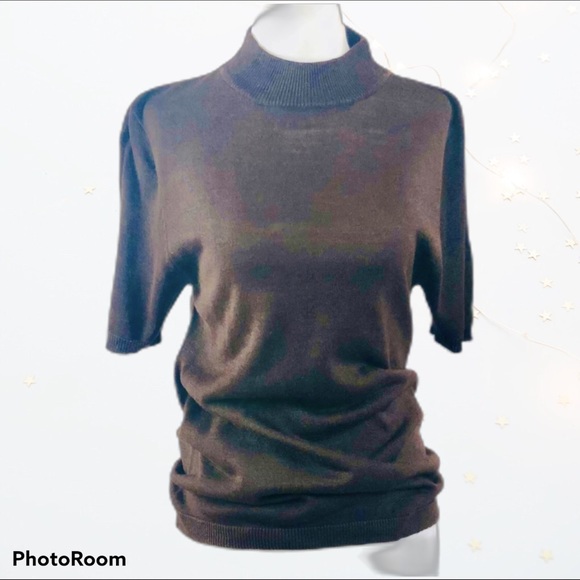 Harve Benard Sweaters - Harve Benard 100% Silk Knit Mock-Tneck  Size S